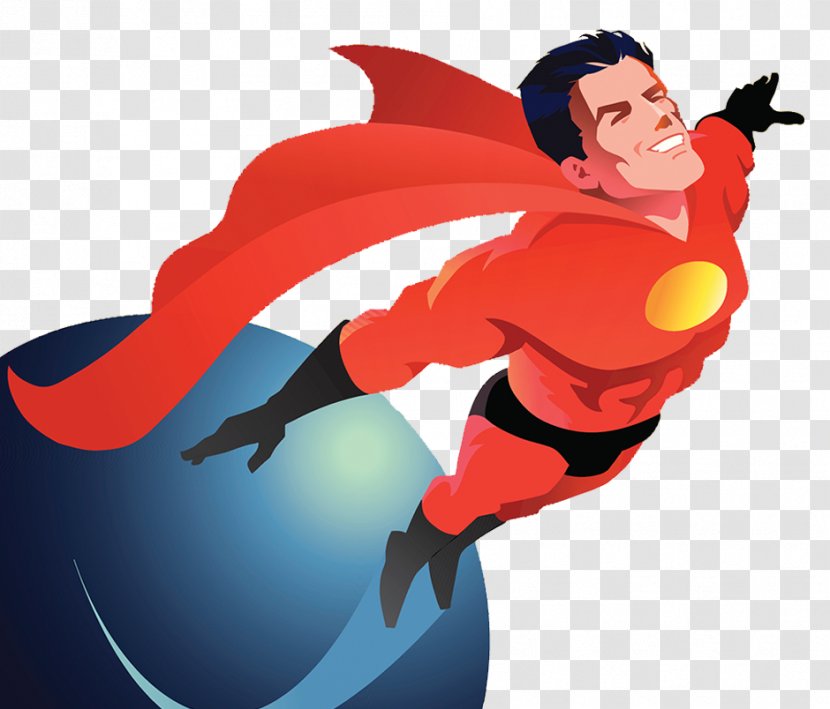 Clark Kent Superhero Stock Illustration - Superman Flying Comics Transparent PNG