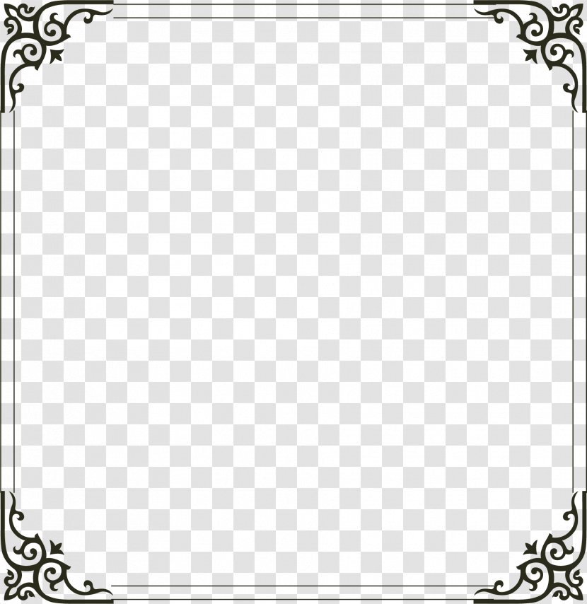 Picture Frame Computer File - Rectangle - Simple Border Transparent PNG