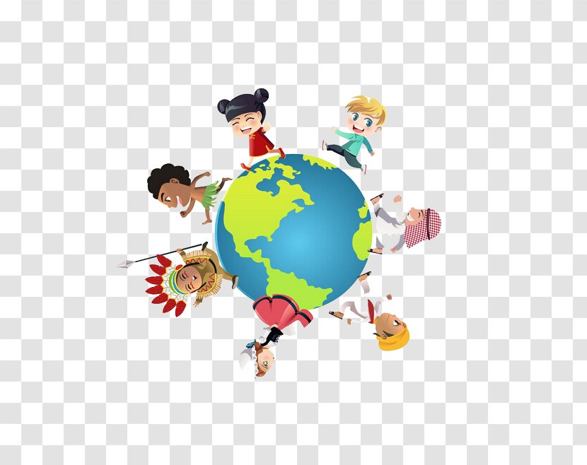 World Globe Child Stock Photography - Holding Hands - Walk The Earth Doll Transparent PNG