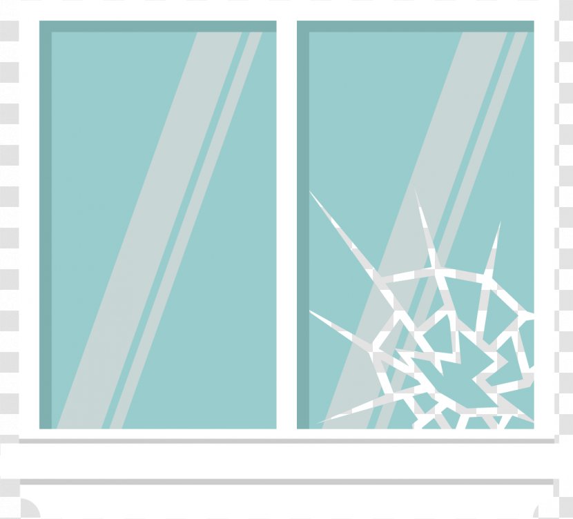 Window Graphic Design - Glass - Double Open French Transparent PNG