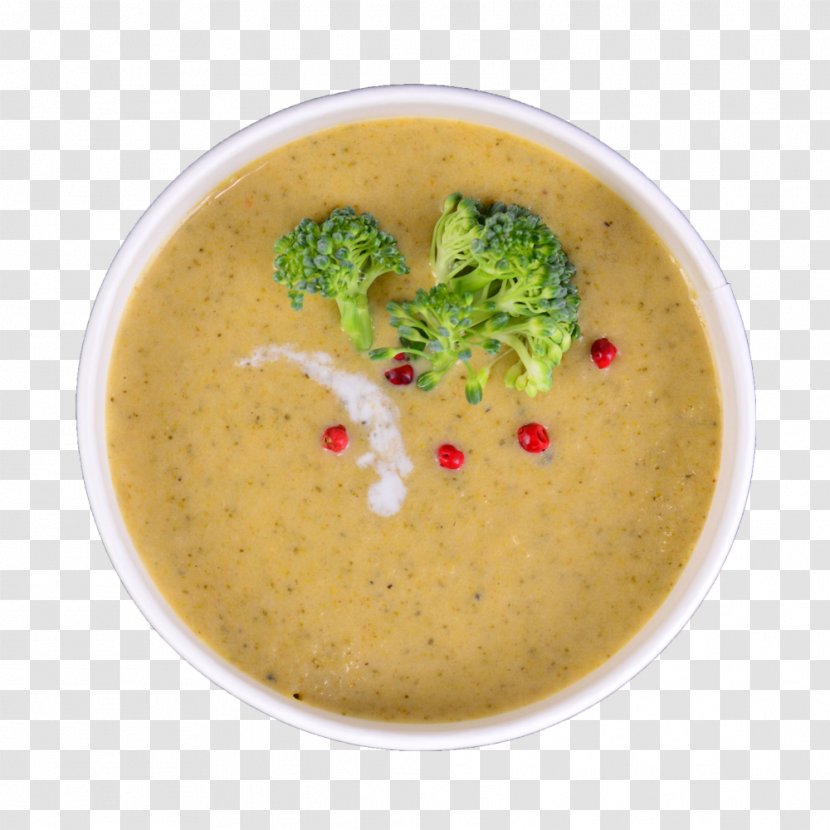 Leek Soup Potage Cream Of Broccoli Vegetarian Cuisine - Food - Salad Transparent PNG