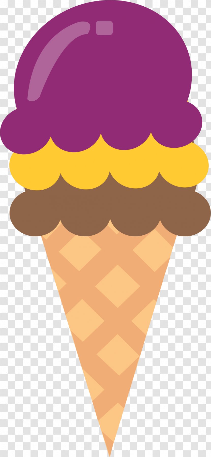 Ice Cream Cones Gelato Milk - Sundae - Cone Transparent PNG