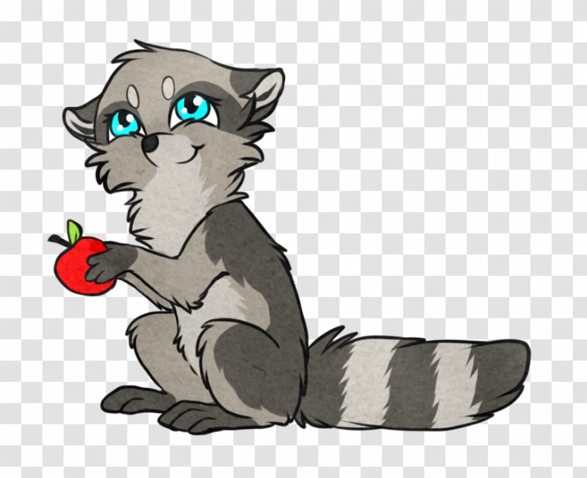 Whiskers Kitten Cat Raccoon Paw - Dog Like Mammal Transparent PNG