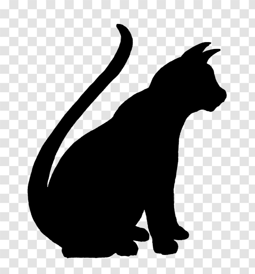 Cat Pet Sitting Kitten Silhouette Clip Art - Dog Transparent PNG