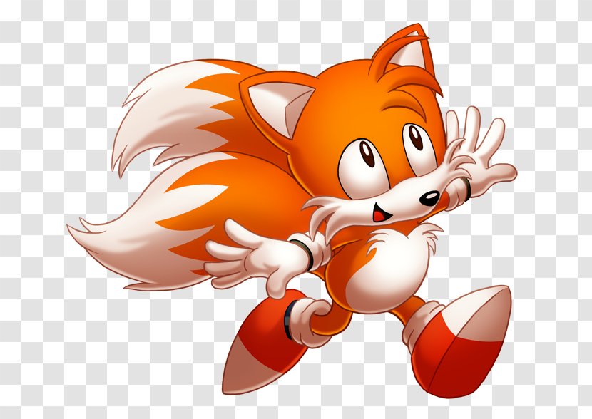 Sonic The Hedgehog 3 Tails Fan Art Drawing - Work Of - Classic Transparent PNG