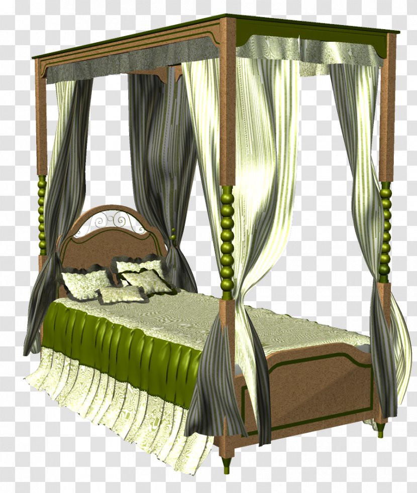 Furniture Bed Sheets Four-poster - Pillow Transparent PNG