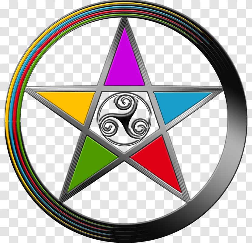 Symbol Pentacle Pentagram Wicca - Classical Element - Elemental Vector Transparent PNG