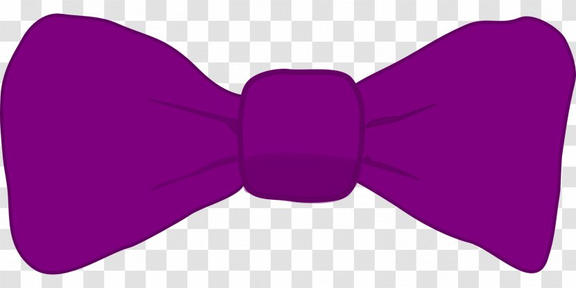 Bow Tie Purple Ribbon Clip Art - Royaltyfree Transparent PNG