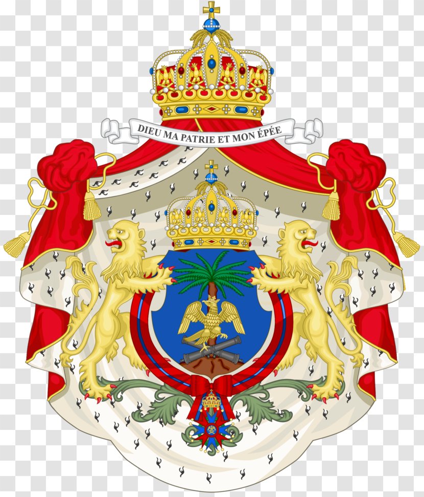 Second Empire Of Haiti First Coat Arms - National Symbol - Ottoman Transparent PNG