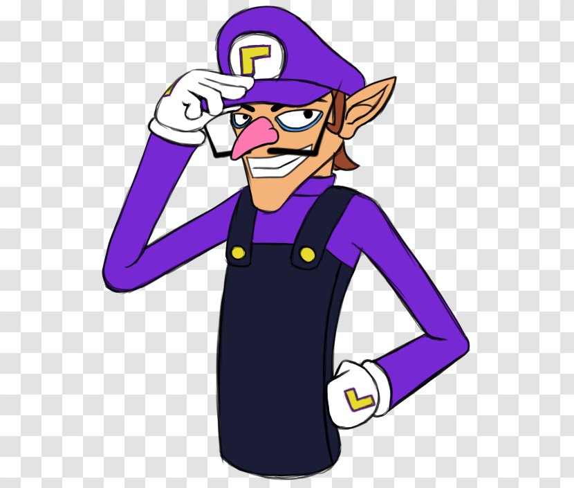 Headgear Character Costume Clip Art - Fiction - Waluigi Transparent PNG