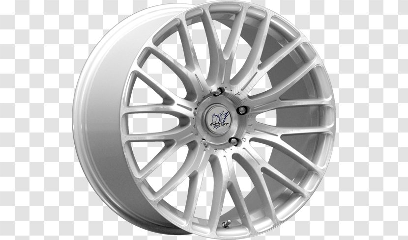 Alloy Wheel Car Tire BMW Rim - Black And White Transparent PNG