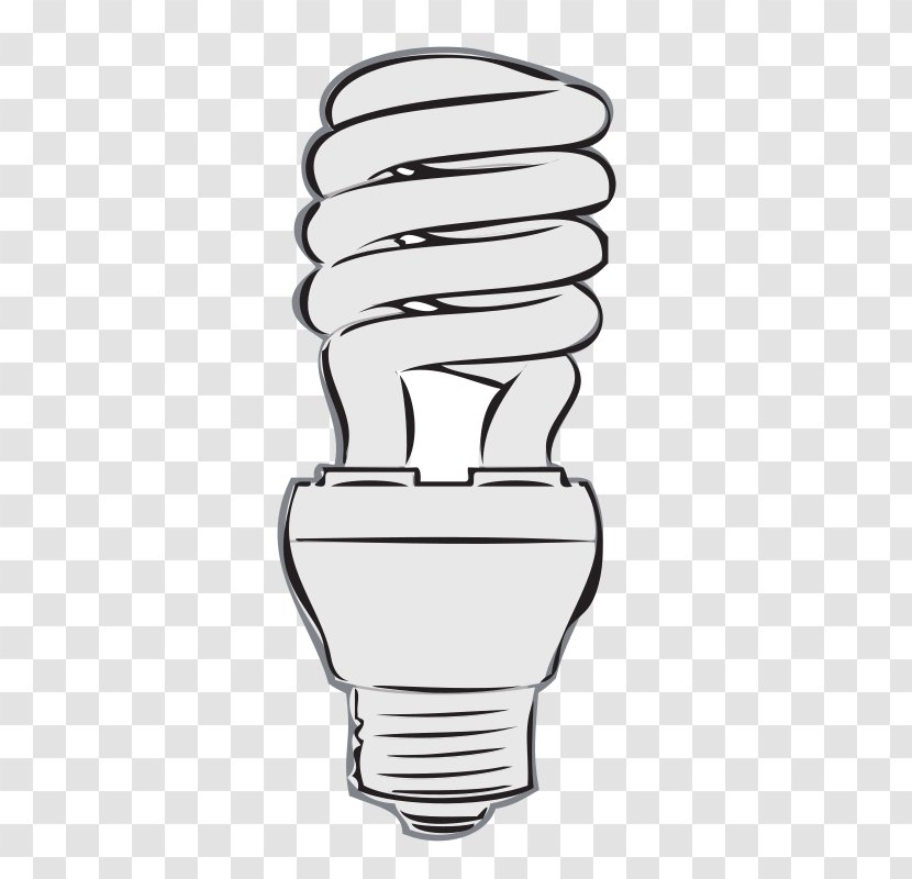 Incandescent Light Bulb Compact Fluorescent Lamp - Fluorescence - Save Electricity Transparent PNG