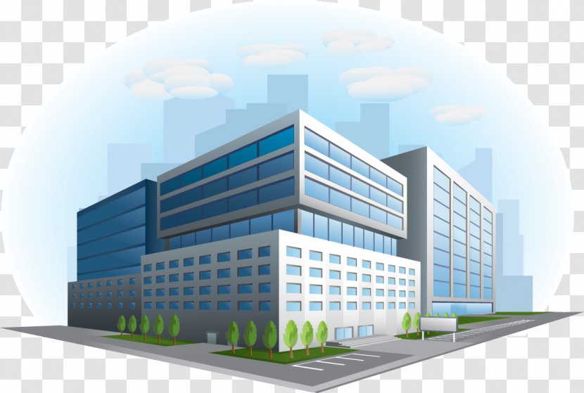 Vector Graphics Building Clip Art Office Illustration - Headquarters Transparent PNG