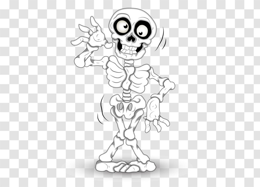 Human Skeleton Clip Art - Cartoon Transparent PNG