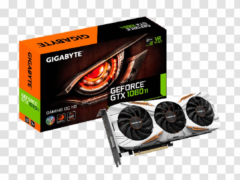 Graphics Cards & Video Adapters NVIDIA GeForce GTX 1080 Ti SC2 GAMING Gigabyte Technology EVGA Corporation - Pascal - Nvidia Transparent PNG