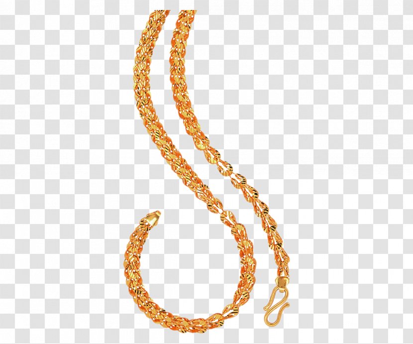 Panaji Orra Jewellery Necklace Chain - Gold Transparent PNG