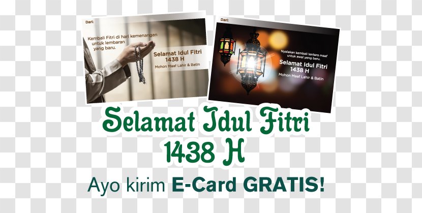 Display Advertising Brand - Banner - Happy Idul Fitri Transparent PNG