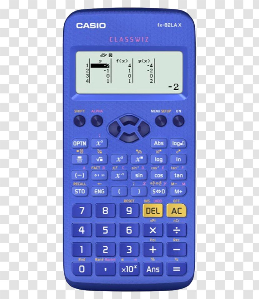 Scientific Calculator Casio FX 85 EX FX-82ES - Calucalor Ms20uc Transparent PNG