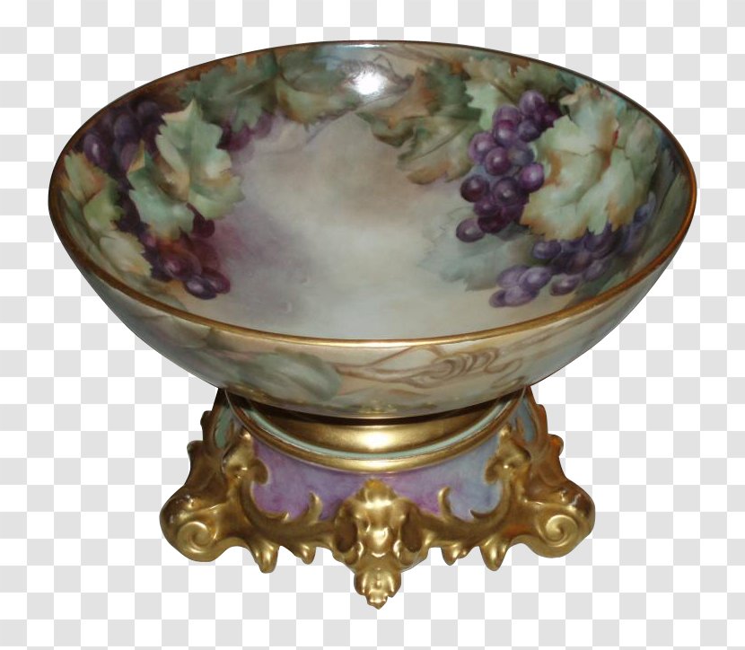 Plate Porcelain Bowl - Purple Transparent PNG