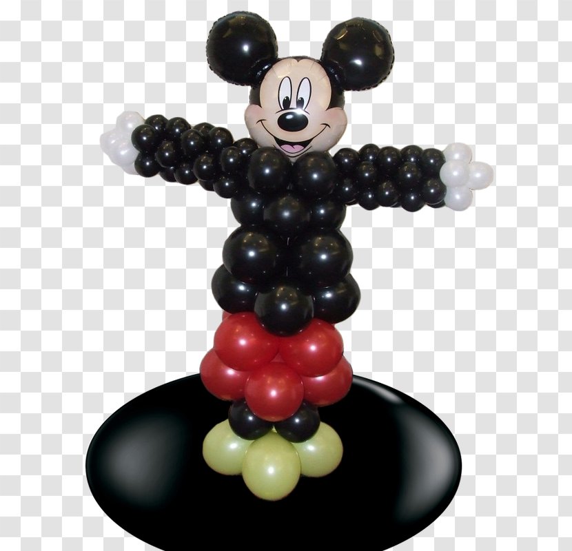 Mickey Mouse Minnie Balloon Sculpture - Silhouette Transparent PNG