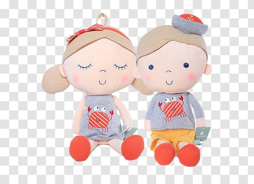Plush Toddler Stuffed Toy Doll Textile - Cartoon - Wedding Toys Transparent PNG