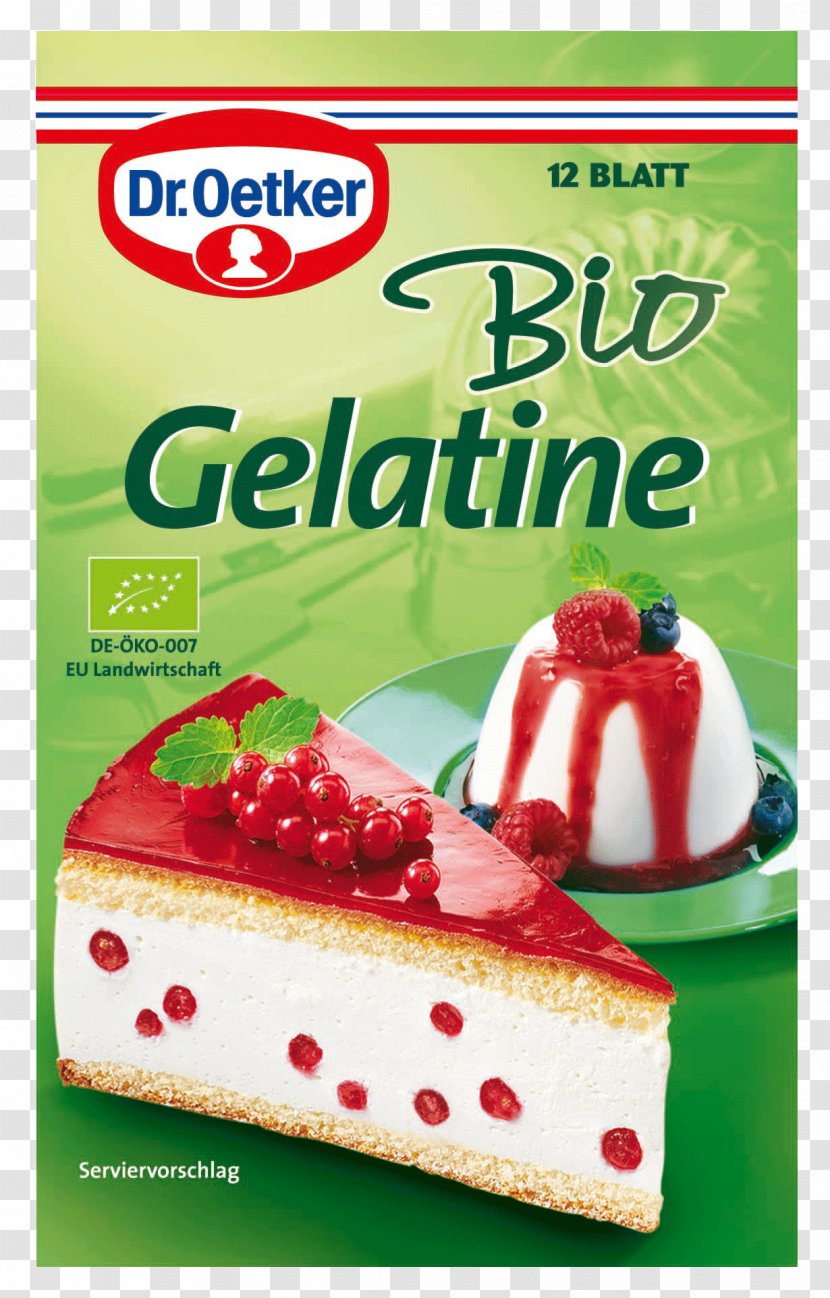 Gelatin Dessert Dr. Oetker Food Creme - Cheesecake Transparent PNG