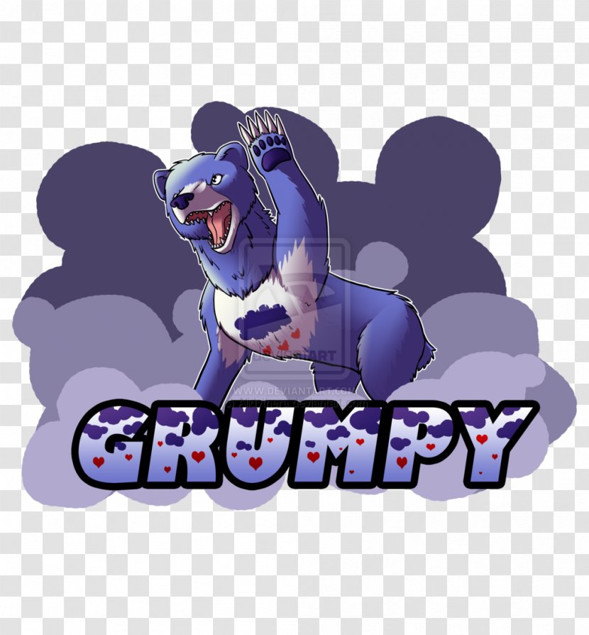 Vertebrate Logo Character Font - Grumpy Bear Transparent PNG