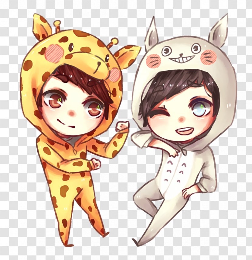 Illustration Cartoon Animal Ear Legendary Creature - Fictional Character - Dan And Phil Laptop Wallpapers Transparent PNG