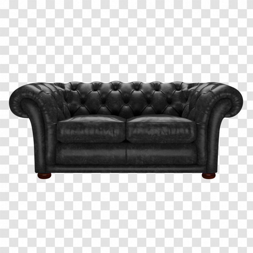 Leather Couch Chesterfield Furniture Chair Transparent PNG