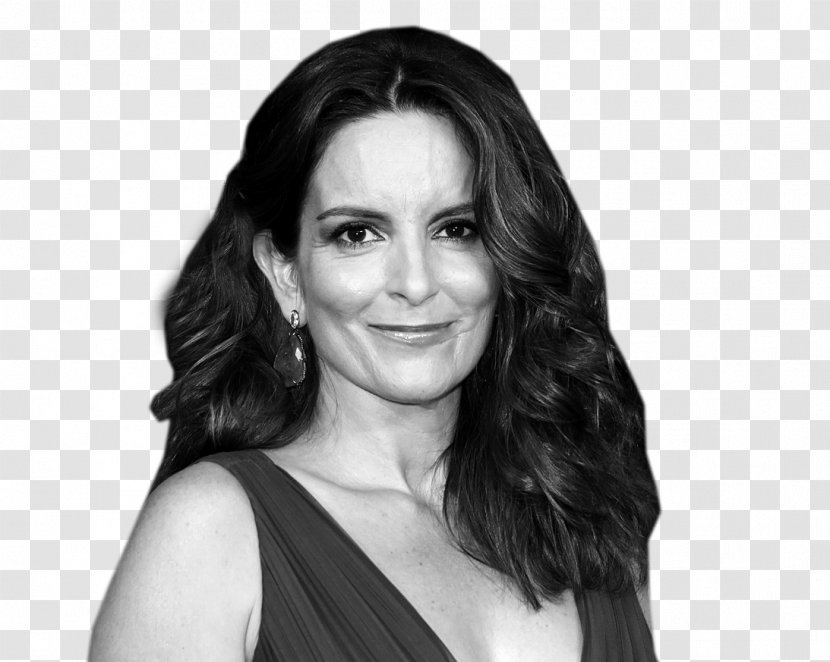 Tina Fey Black And White Photography Anchorman: The Legend Of Ron Burgundy - Portrait - Long Hair Transparent PNG