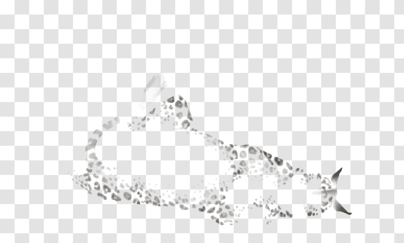 White Mammal Line Art Body Jewellery Pattern - Point Transparent PNG