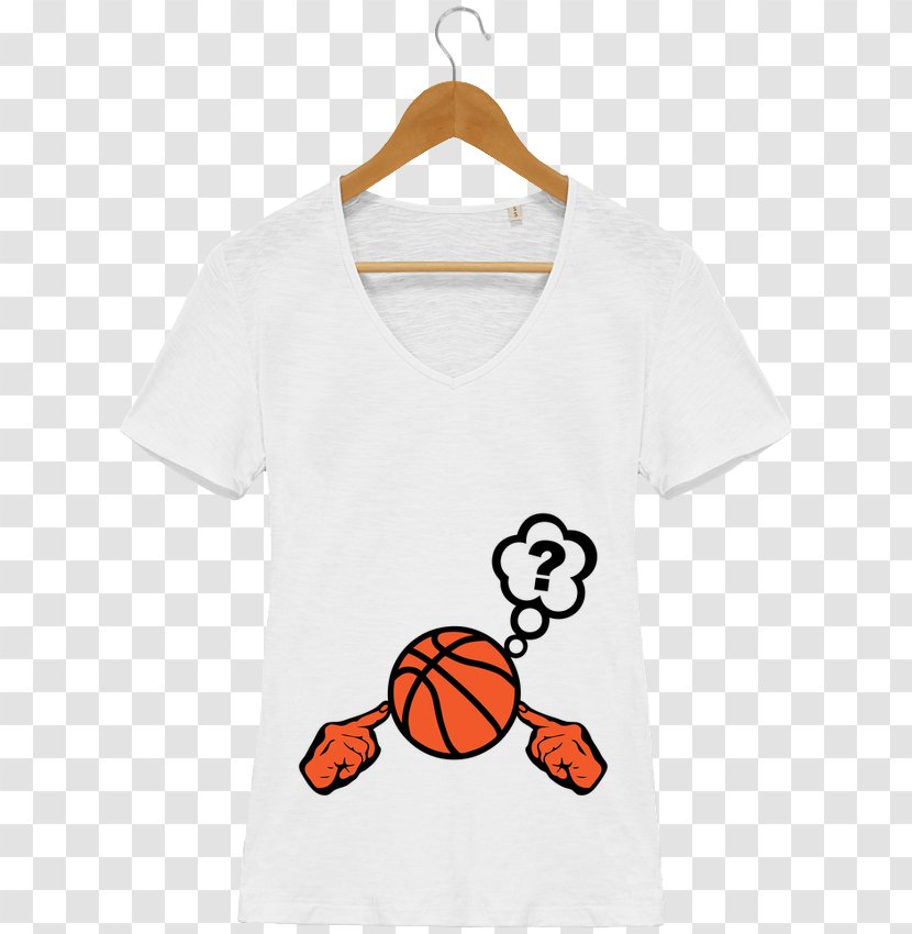 T-shirt Sleeve Collar Basketball Button - Outerwear - White Design Transparent PNG