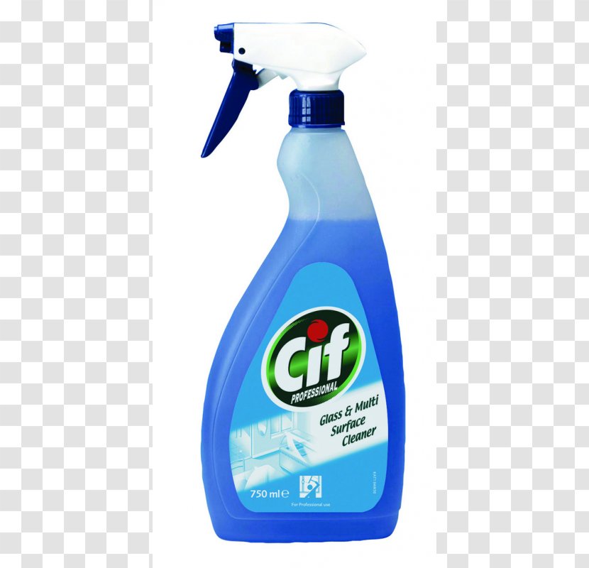 Window Hard-surface Cleaner CIF Floor Cleaning - Hardsurface - Oil Spraying Out Transparent PNG
