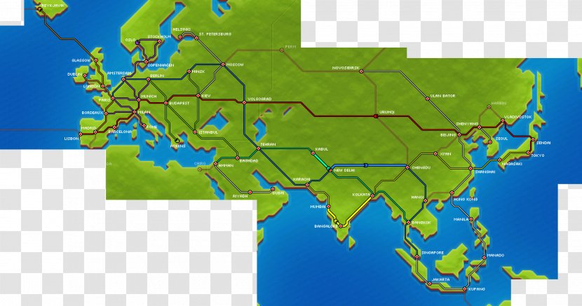 Pocket Trains Rail Transport Europe Train Station - World - Railroad Tracks Transparent PNG