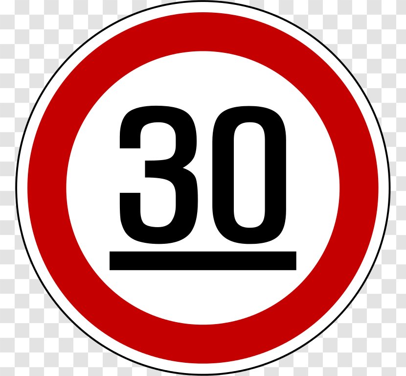 Traffic Sign Speed Limit - Road - Korea Transparent PNG