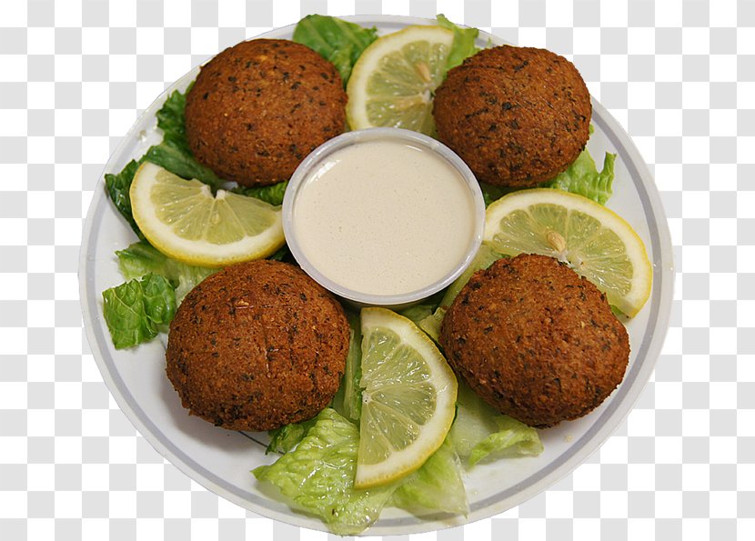 Falafel Middle Eastern Cuisine Souvlaki Fast Food Croquette - Vegetarian - Menu Transparent PNG