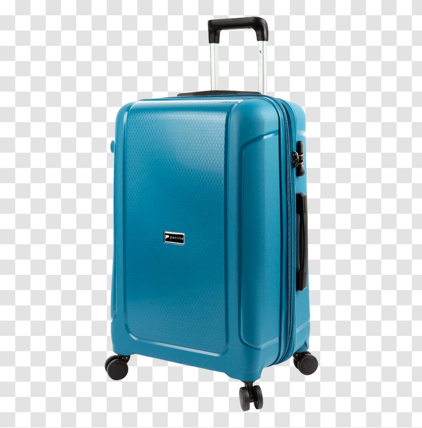 Hand Luggage Baggage Suitcase Travel Trolley - Azure Transparent PNG