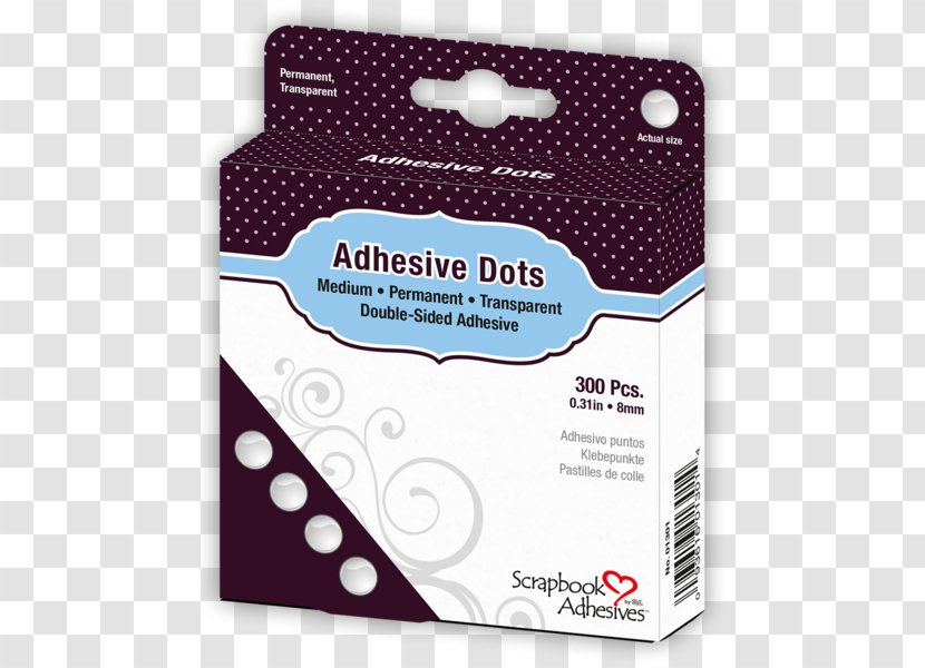 Paper Adhesive Tape Die Cutting Scrapbooking - Card Stock - 3D Box Mockup Transparent PNG