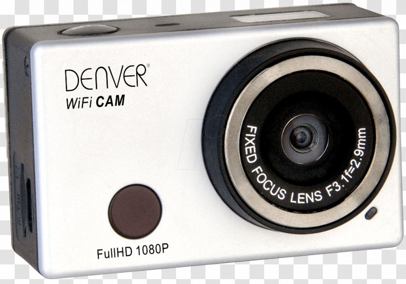 DENVER AC-5000W Video Cameras 1080p Action Camera - Lens Transparent PNG