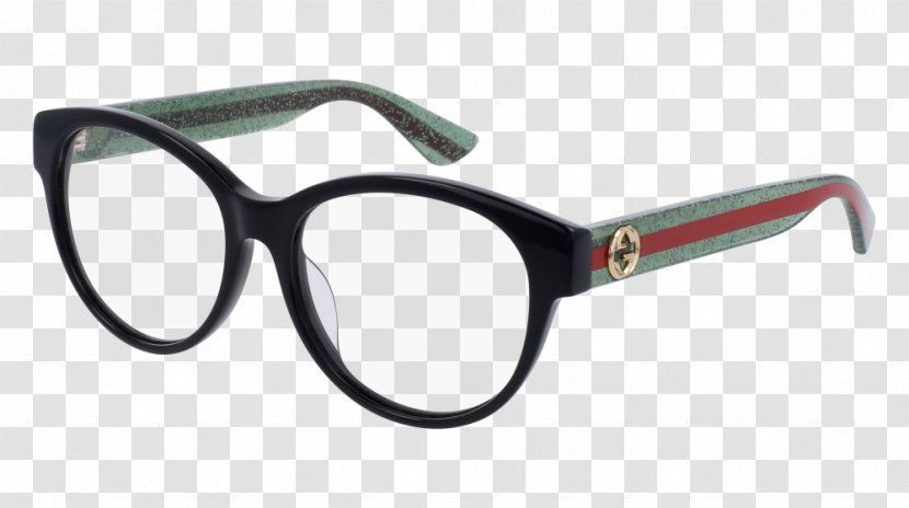 Glasses Gucci Eyeglass Prescription Fashion Lens - Sunglasses Transparent PNG