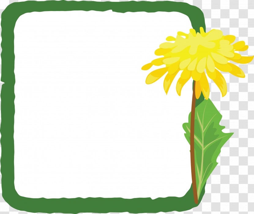 Flower Frame Transparent PNG