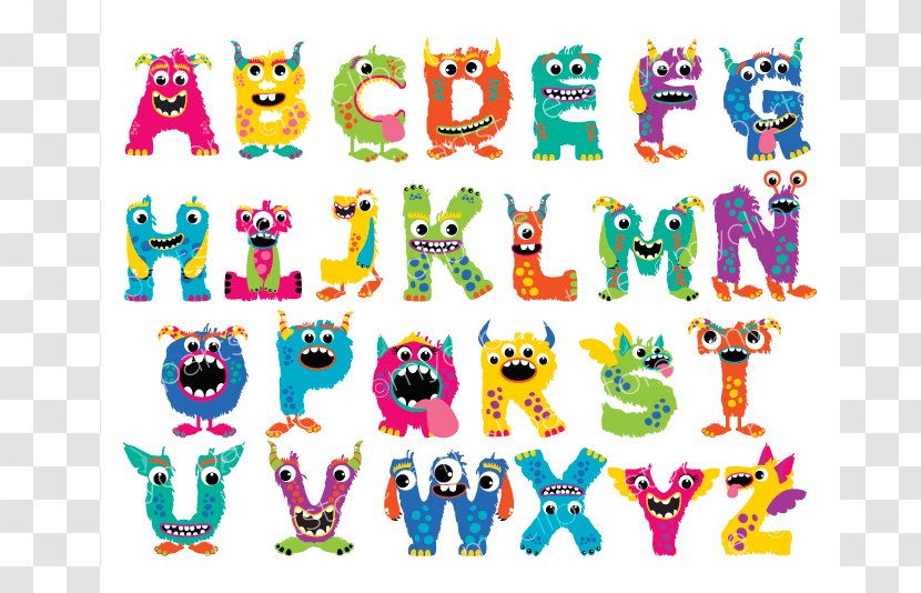 Alphabet Letter Clip Art - Text - Monster Transparent PNG