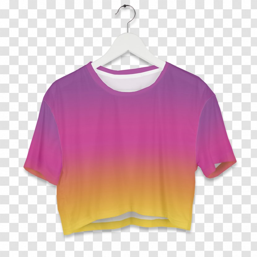 T-shirt Sleeve Crop Top Clothing Transparent PNG
