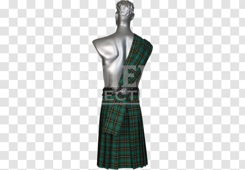 Tartan Kilt Clothing Scarf Slip-on Shoe - Neck - Dress Transparent PNG