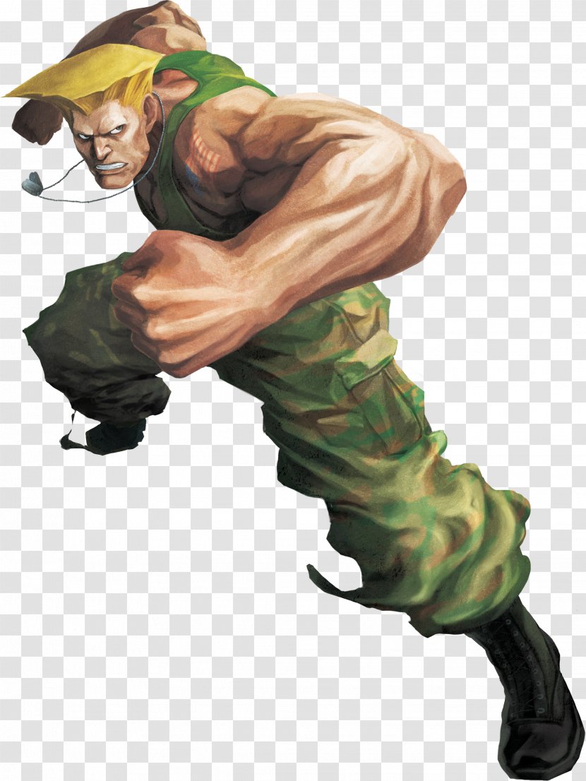 Street Fighter II: The World Warrior X Tekken Super IV Guile - Player Character - Mythical Creature Transparent PNG