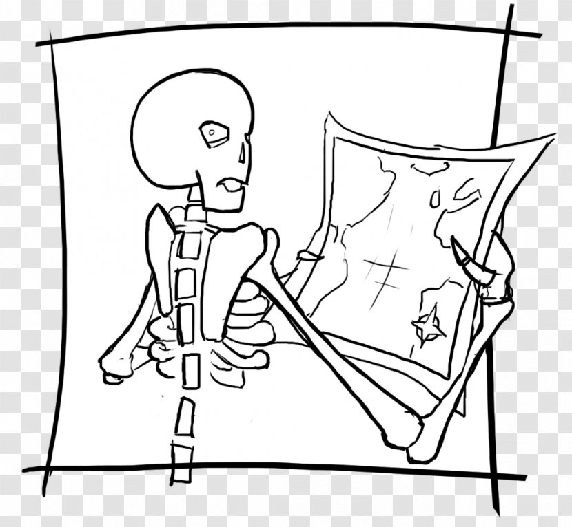 Drawing Line Art - Flower - Skeleton Transparent PNG