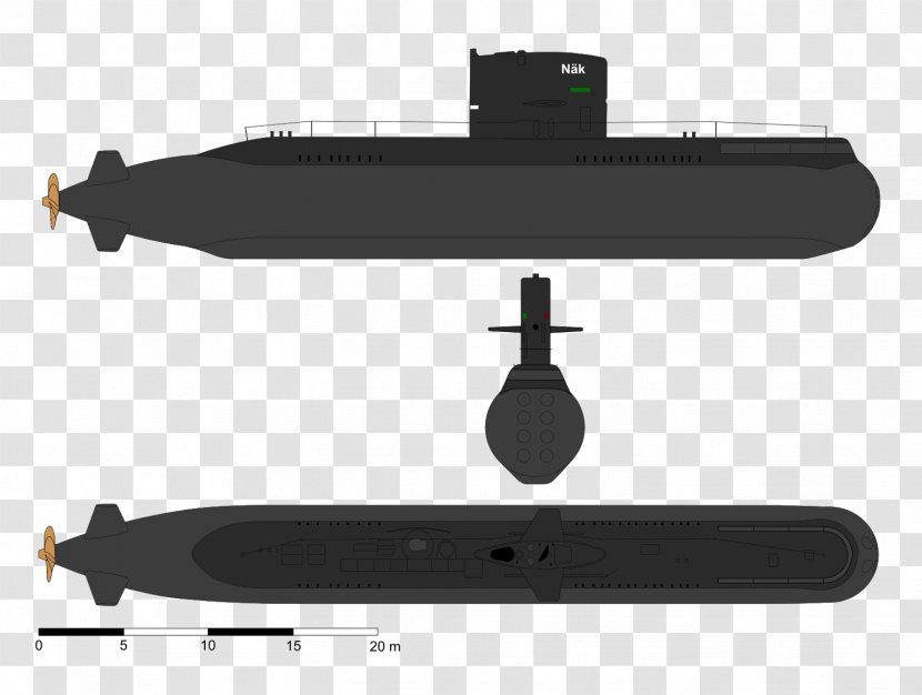 Näcken-class Submarine HSwMS Näcken (Näk) Kronborg Neck - Vehicle - Navy Transparent PNG