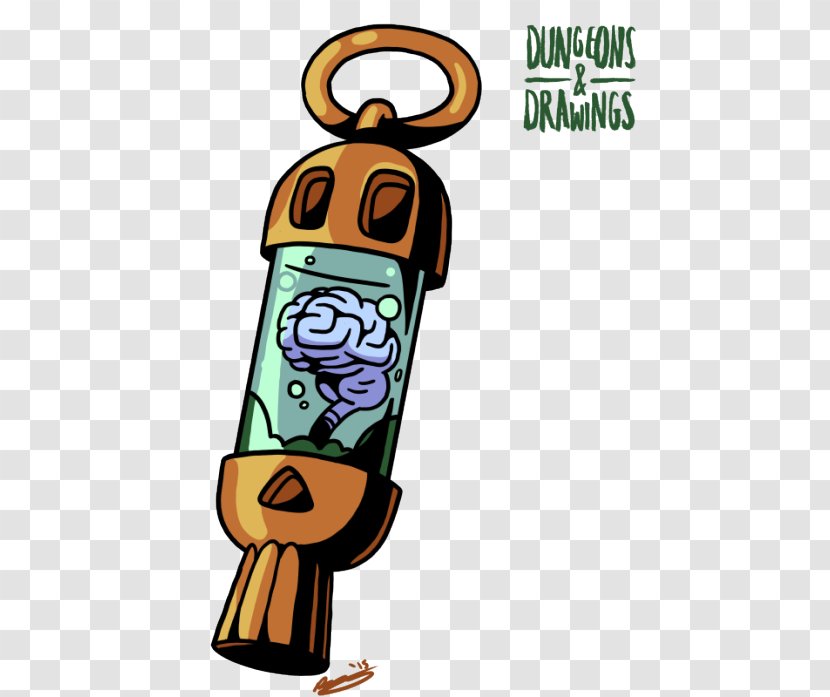 Brain Dungeons & Dragons Drawing Jar Art - Nx Transparent PNG