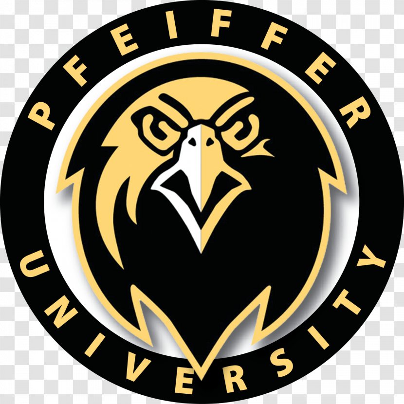 Pfeiffer University Falcons Women's Basketball Men's NCAA Division III Sport - Logo - Walla Community College Transparent PNG