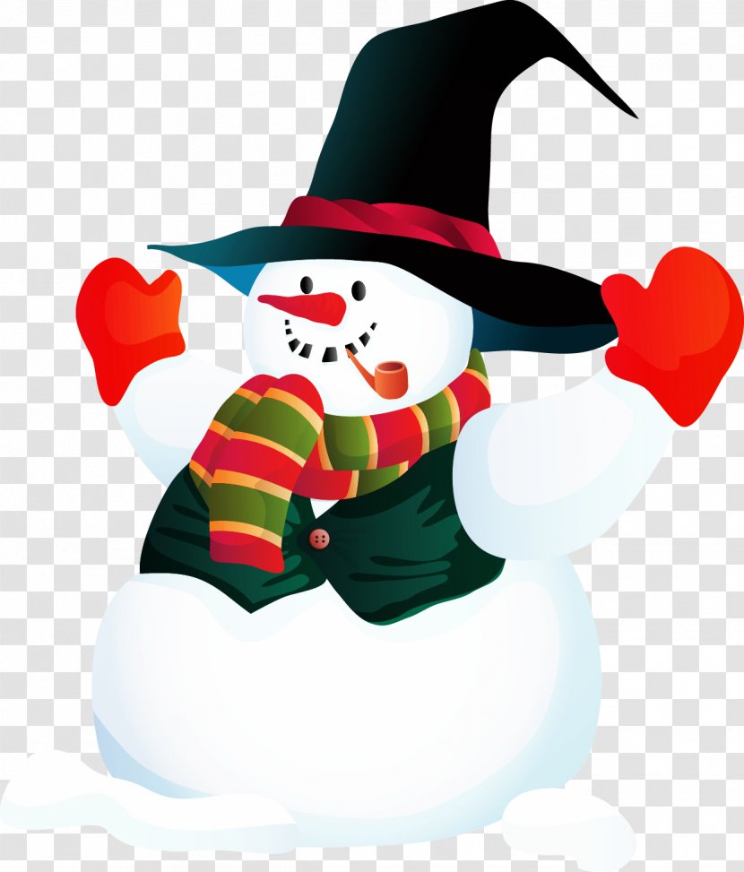 Snowman Animation Clip Art - Christmas Ornament - Vector Transparent PNG